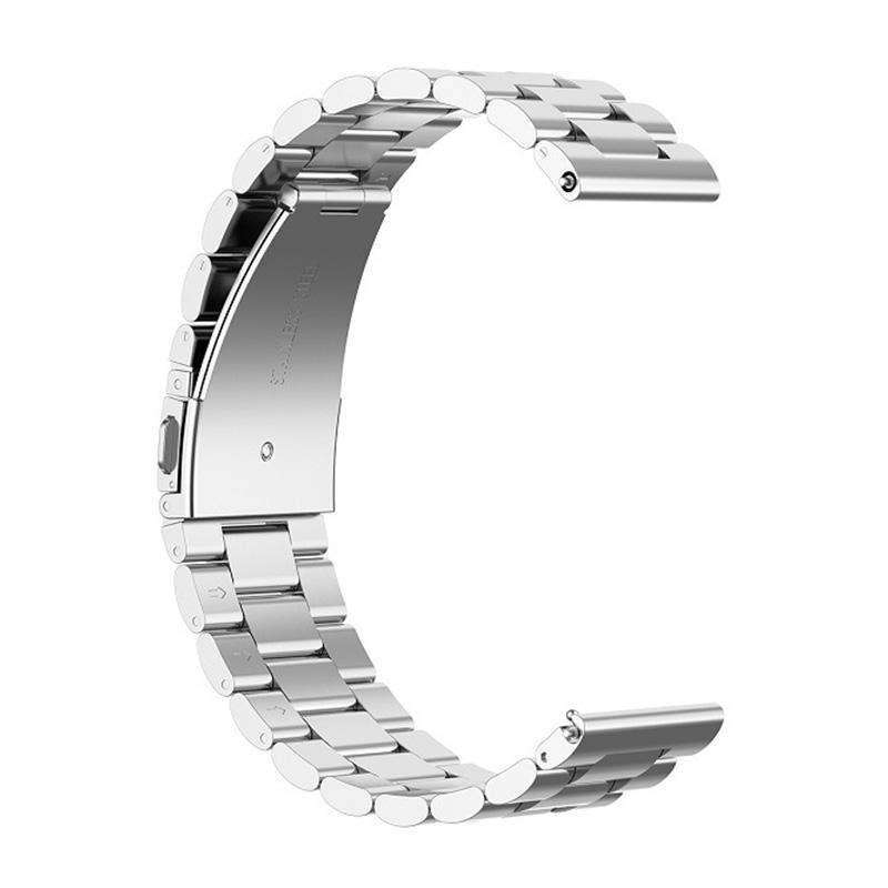 For Garmin 26mm Tri-beads Flat Buckle Titanium Alloy Watch Band(Silver)