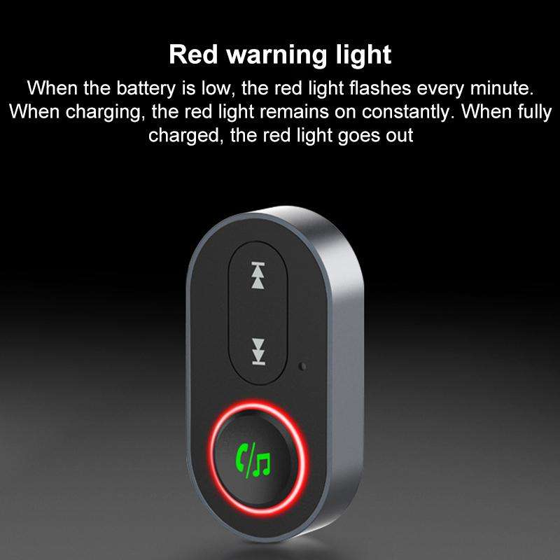 BR10 Car Bluetooth AUX Receiver Bluetooth Audio Adapter(Black)