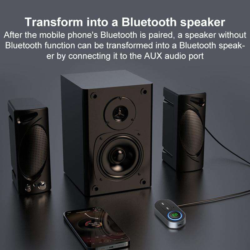 BR10 Car Bluetooth AUX Receiver Bluetooth Audio Adapter(Black)