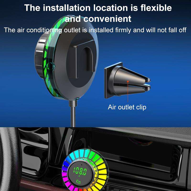 BC96 Car Bluetooth Hands-free Calling PD48W Fast Charging(Black)