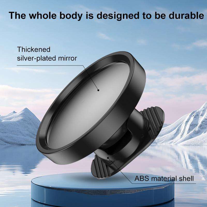 Car Rear Seat Blind Spot Wide-angle Auxiliary Mirror(Black)