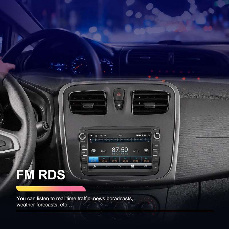 For Dacia Android 15 7 inch Wireless CarPlay Car Player Car Central Control Navigation Machine, Spec