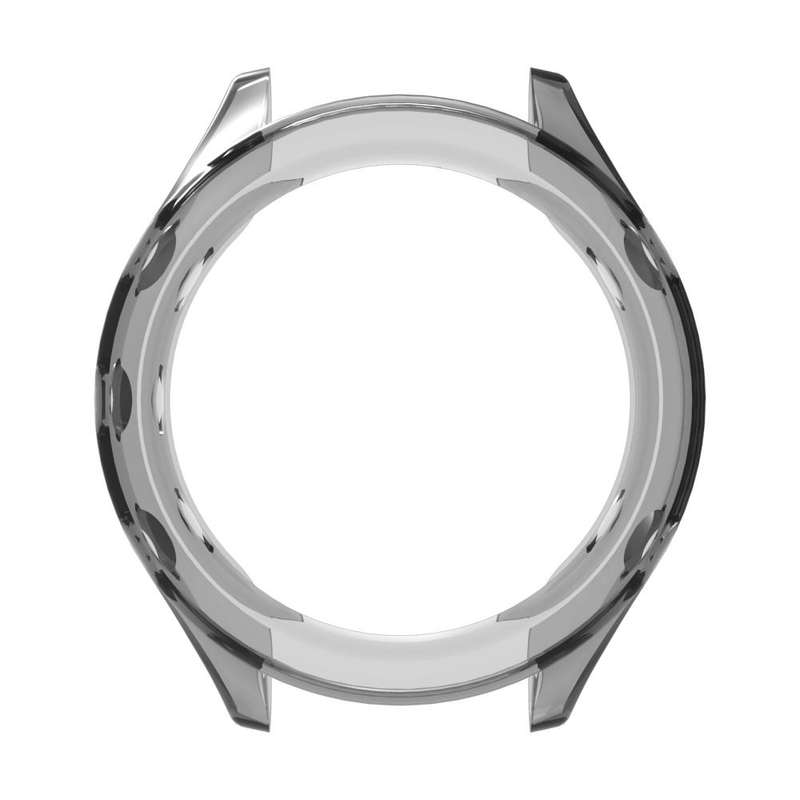 For Garmin Forerunner 970 Half Coverage Hollow TPU Watch Protective Cover(Transparent)