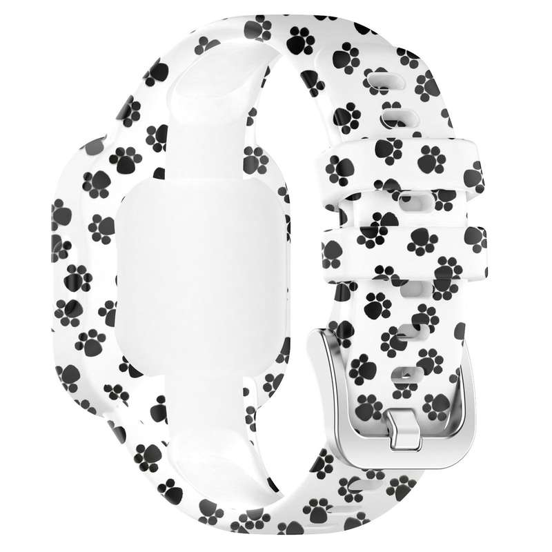 For GarminFit JR3 / Garmin Vivofit JR 3 xDfind Steel Buckle Printed Silicone Watch Band(Camouflage G