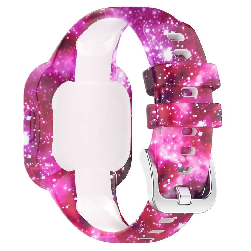 For GarminFit JR3 / Garmin Vivofit JR 3 xDfind Steel Buckle Printed Silicone Watch Band(Camouflage G