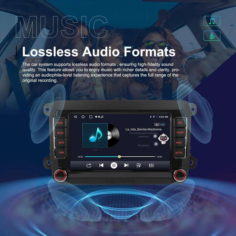 For Volkswagen Android 15 7 inch Horizontal Screen Car Player Car Central Control Navigation, Specif