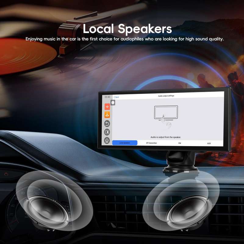 7 inch Android 15 2G+32G Car Reversing Display Monitor Screen Without Rear View Camera WiFi Version(