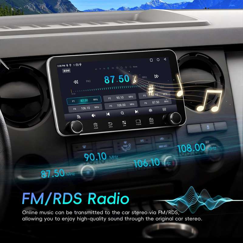 10.36 inch Screen Android 15 Car CarPlay Navigation Integrated Machine with Dual Knob, Specification