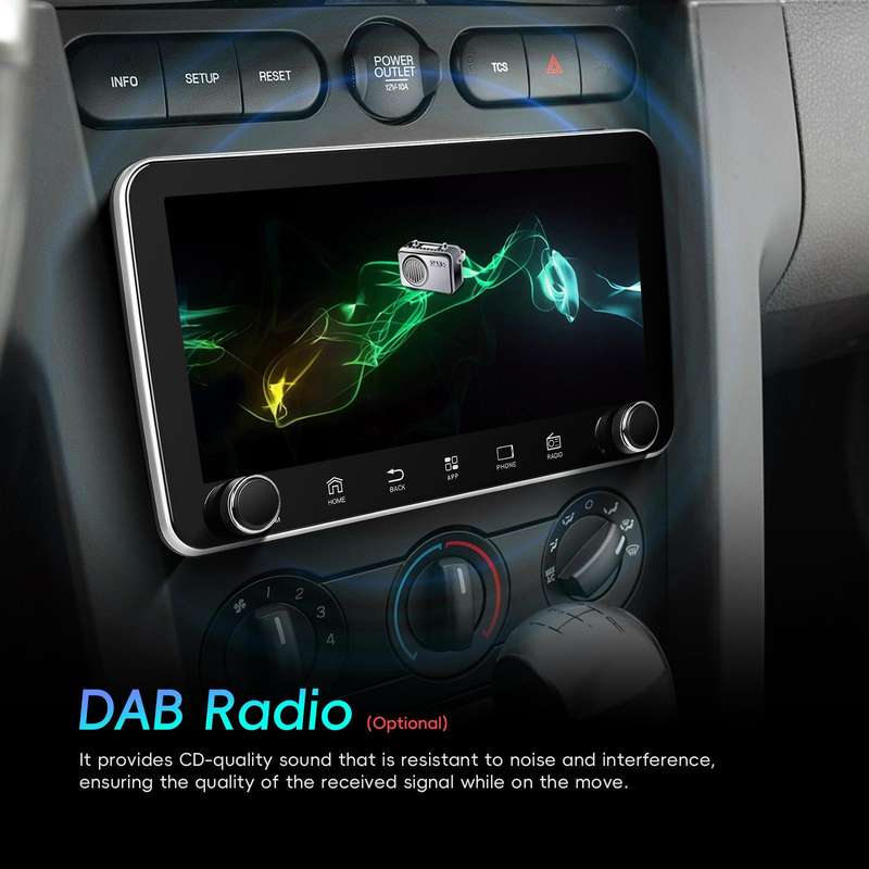 10.36 inch Screen Android 15 Car CarPlay Navigation Integrated Machine with Dual Knob, Specification