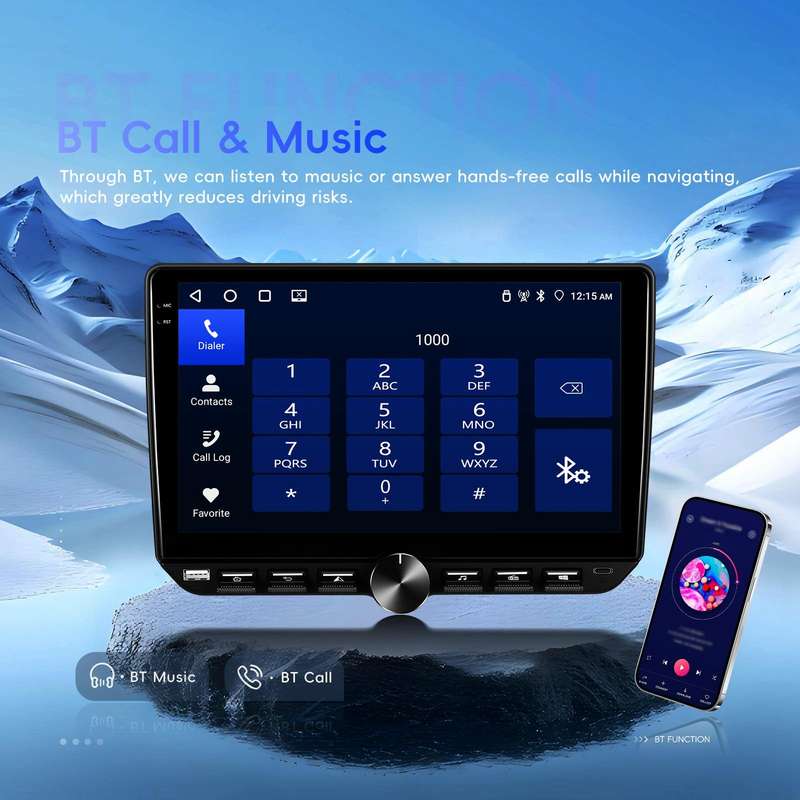 10 inch Screen Android 15 Car Navigation Audio Video Integrated Machine, Specification:Standard