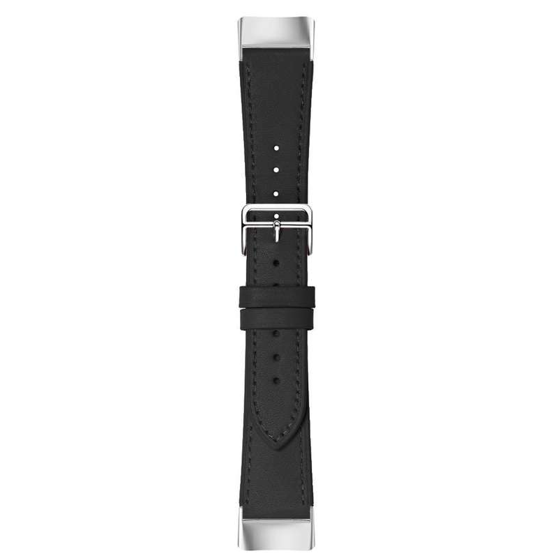 For Fitbit Charge 6 / 5 Cowhide Leather Watch Band(Brown)