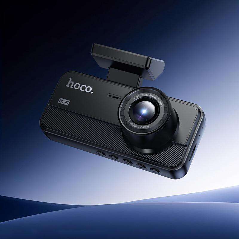 hoco DV15 2 inch Screen Display Three-way Driving Recorder(Black)
