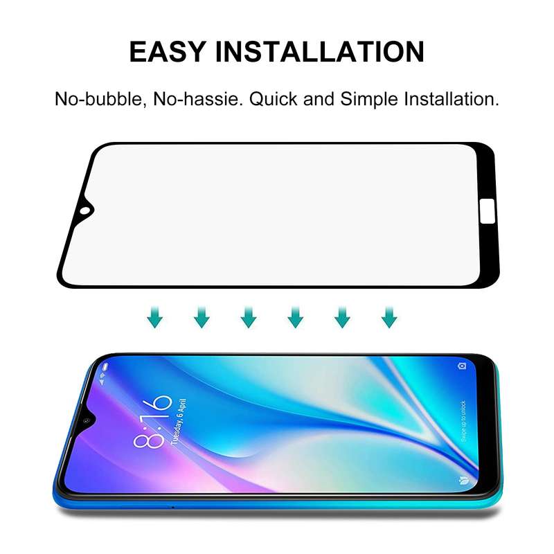 For Xiaomi Redmi 8 / Redmi 8a / Redmi 8a Pro / Redmi 8a Dual Full Glue Full Screen Tempered Glass Fi
