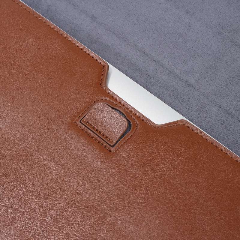 PU Leather Ultra-thin Envelope Bag Laptop Bag for MacBook Air / Pro 13 inch, with Stand Function(Spa
