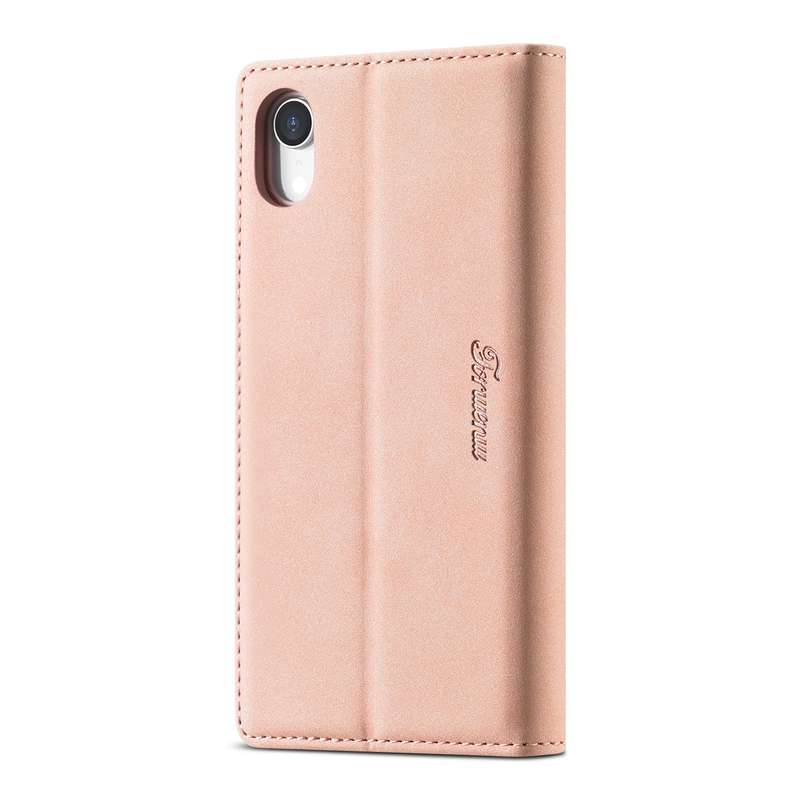 For iPhone XR Forwenw F1 Series Matte Strong Magnetism Horizontal Flip Leather Case with Holder & Ca
