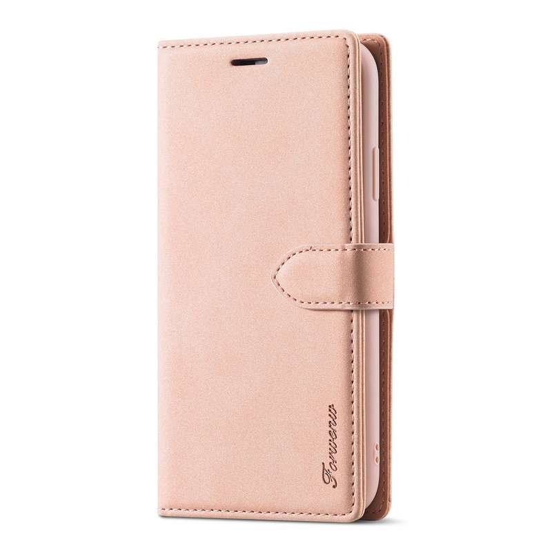 For iPhone XR Forwenw F1 Series Matte Strong Magnetism Horizontal Flip Leather Case with Holder & Ca