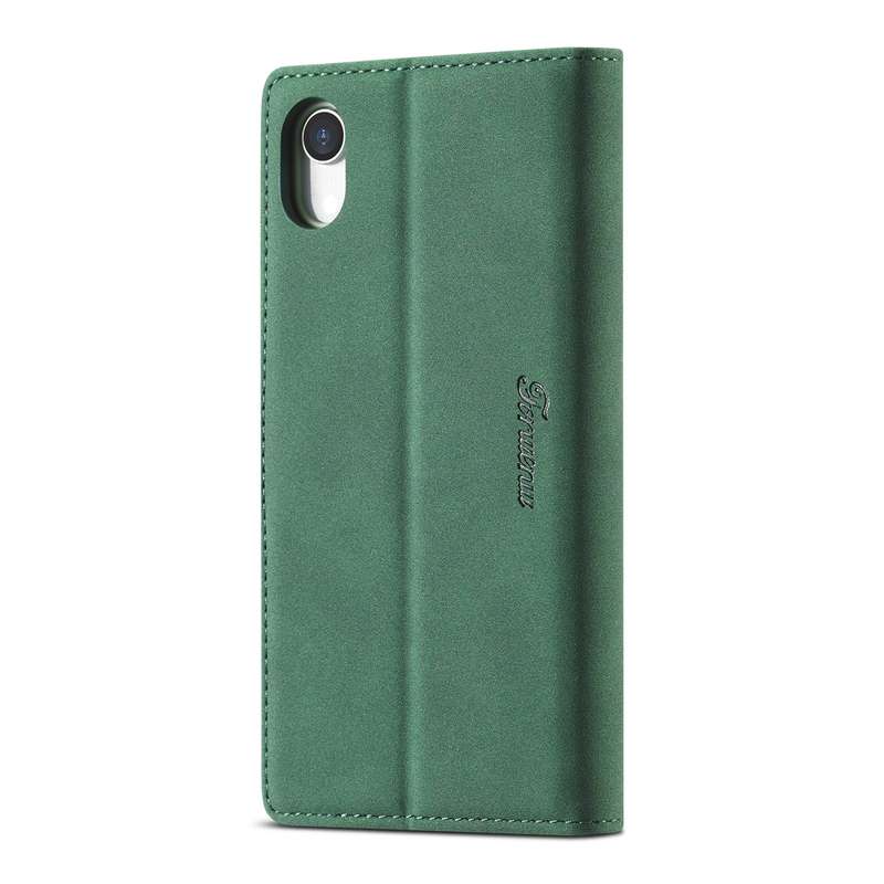 For iPhone XR Forwenw F1 Series Matte Strong Magnetism Horizontal Flip Leather Case with Holder & Ca