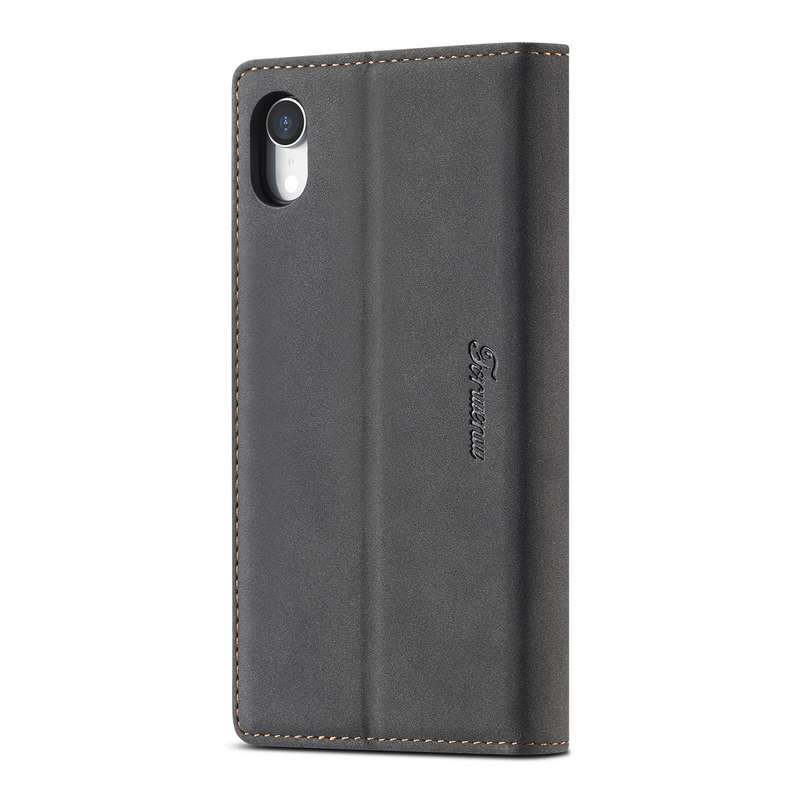 For iPhone XR Forwenw F1 Series Matte Strong Magnetism Horizontal Flip Leather Case with Holder & Ca
