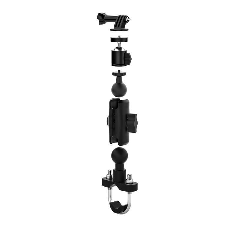 CS-1134A1 Motorcycle Bike Action Camera Recorder Mobile Phone Fixing Bracket Holder, Handlebar Versi