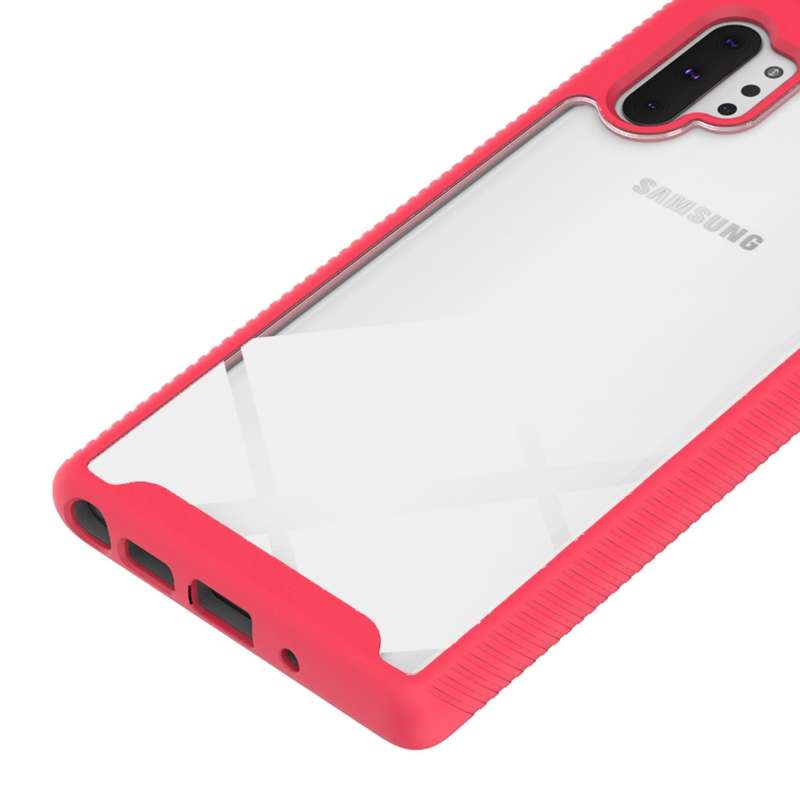 For Samsung Galaxy Note 10 Plus Starry Sky Solid Color Series Shockproof PC + TPU Protective Case(Bl