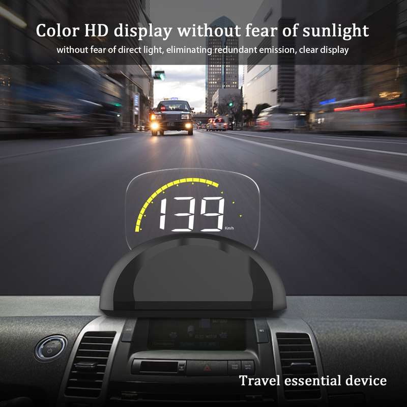 C700S OBD2 + GPS Mode Car HUD Head-up Display Fault Alarm
