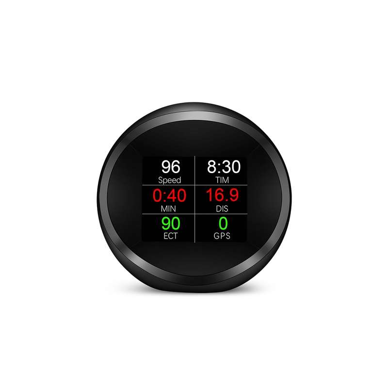 P11 OBD2 + GPS Mode Car HUD Head-up Display Water Temperature / Vehicle Speed / Voltage / Fuel Consu