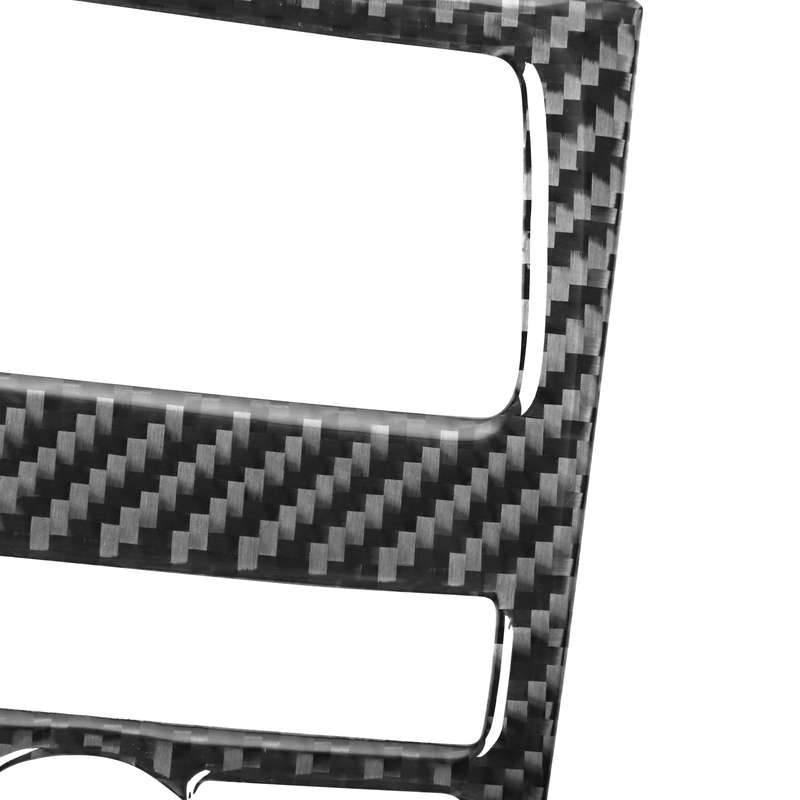 Car Carbon Fiber Air Conditioning Adjustment Panel Decorative Sticker for Audi Q7 2008-2015, Left an