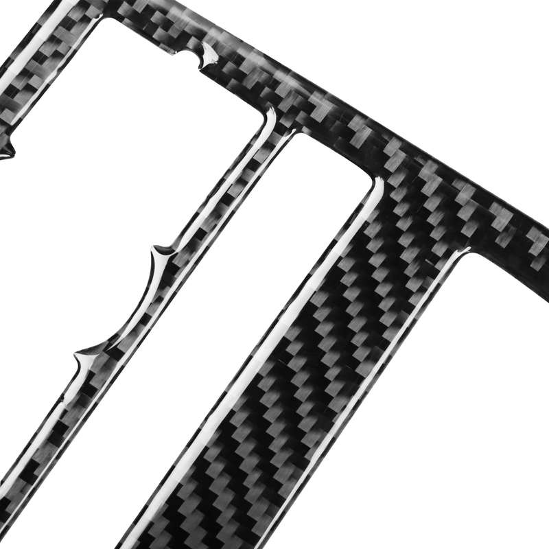 Car Carbon Fiber Air Conditioning Adjustment Panel Decorative Sticker for Audi Q7 2008-2015, Left an