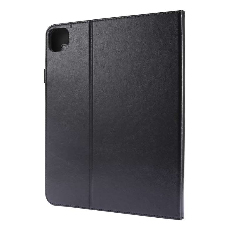 For iPad Pro 12.9 inch (2020) Crazy Horse Texture Horizontal Flip Leather Tablet Case with 2-folding