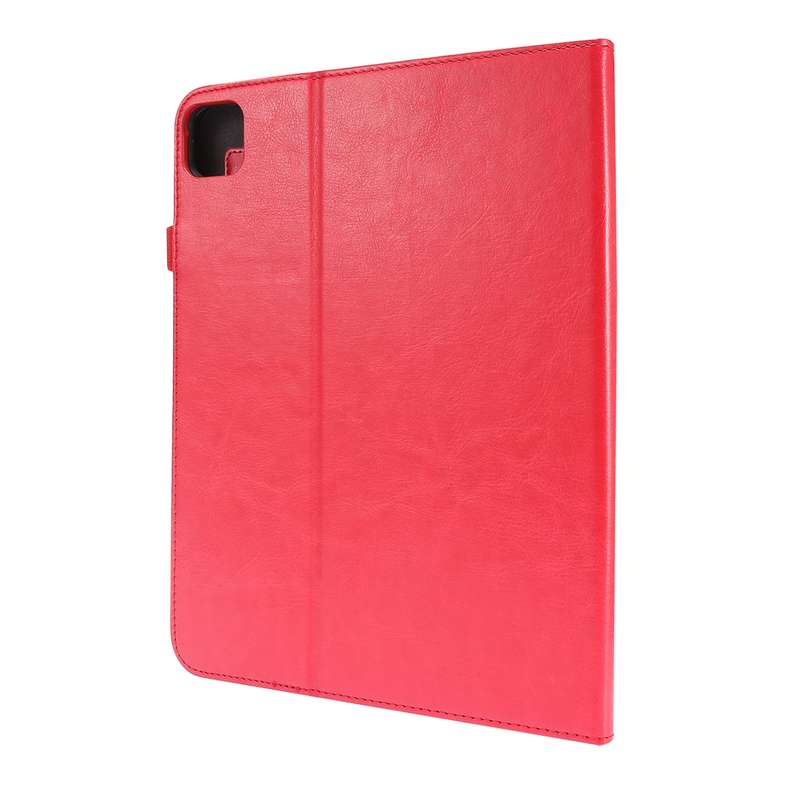 For iPad Pro 12.9 inch (2020) Crazy Horse Texture Horizontal Flip Leather Tablet Case with 2-folding