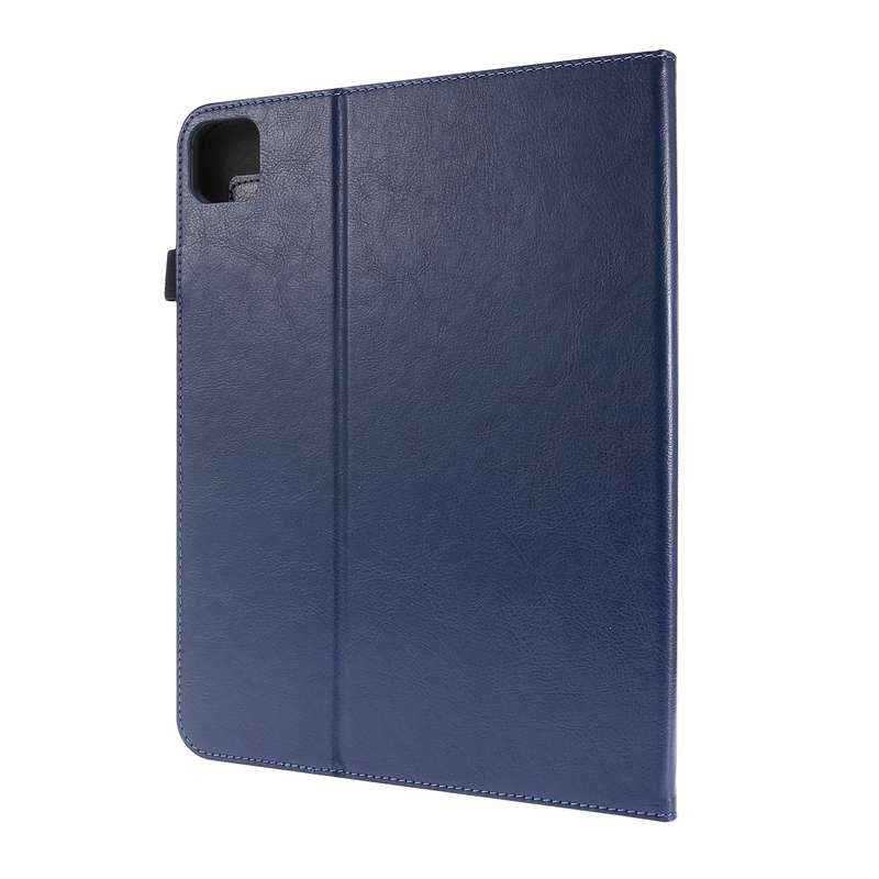 For iPad Pro 12.9 inch (2020) Crazy Horse Texture Horizontal Flip Leather Tablet Case with 2-folding
