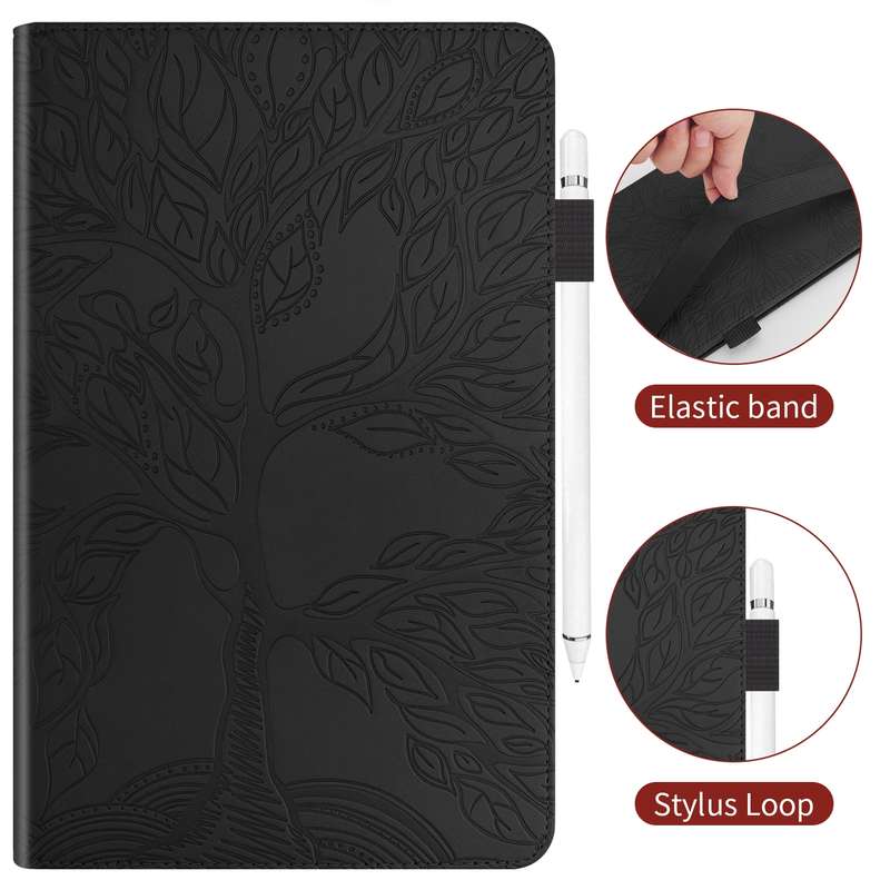 For Samsung Galaxy Tab S6 Lite P610 Life Tree Series Horizontal Flip Leather Case with Holder & Card