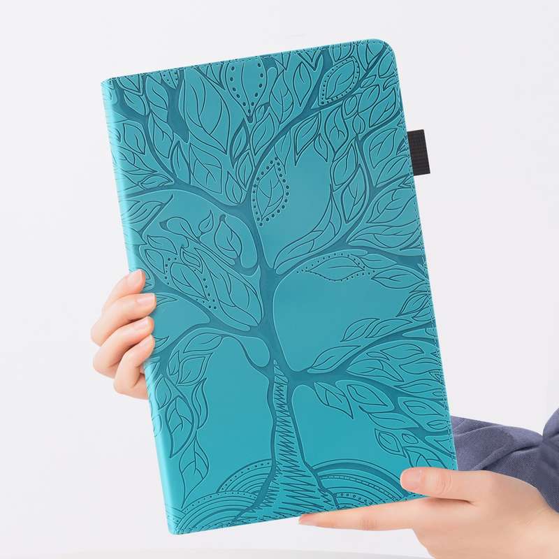 For Samsung Galaxy Tab S6 Lite P610 Life Tree Series Horizontal Flip Leather Case with Holder & Card