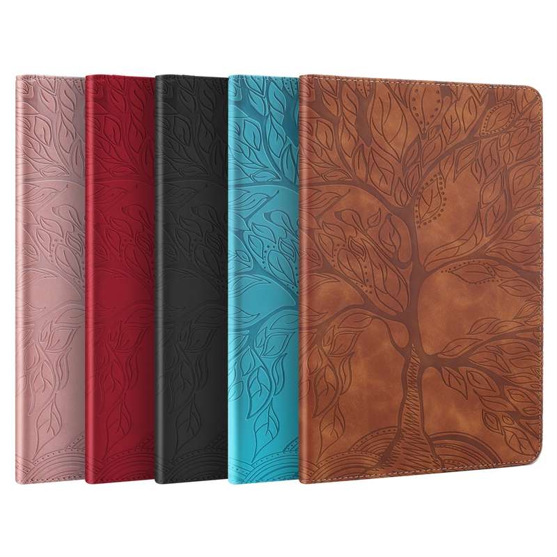 For Samsung Galaxy Tab S6 Lite P610 Life Tree Series Horizontal Flip Leather Case with Holder & Card
