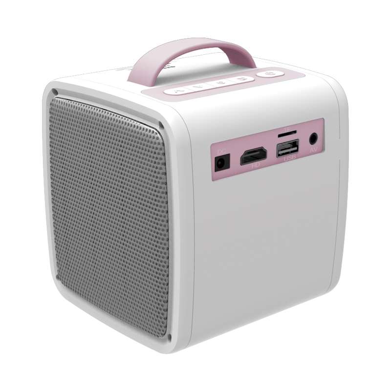 Q2 LED 1080P Mini Portable Projector Children Projector, Plug Type:AU Plug(Blue White)