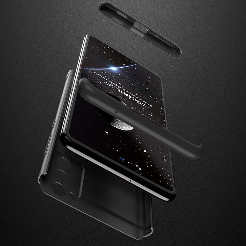 For Samsung Galaxy S20 FE GKK Three Stage Splicing Full Coverage PC Protective Case(Black)