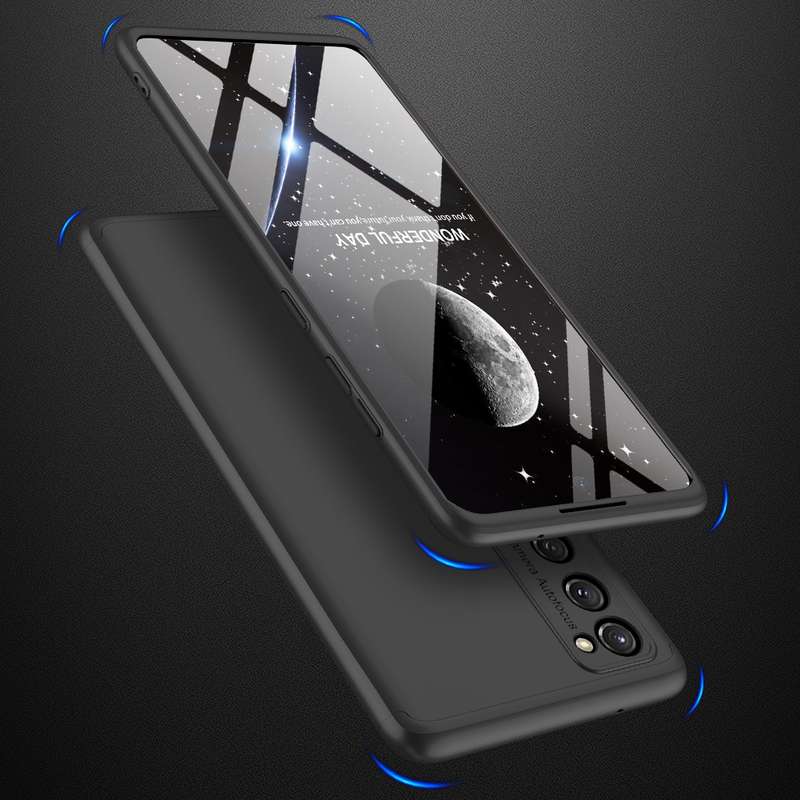 For Samsung Galaxy S20 FE GKK Three Stage Splicing Full Coverage PC Protective Case(Black)