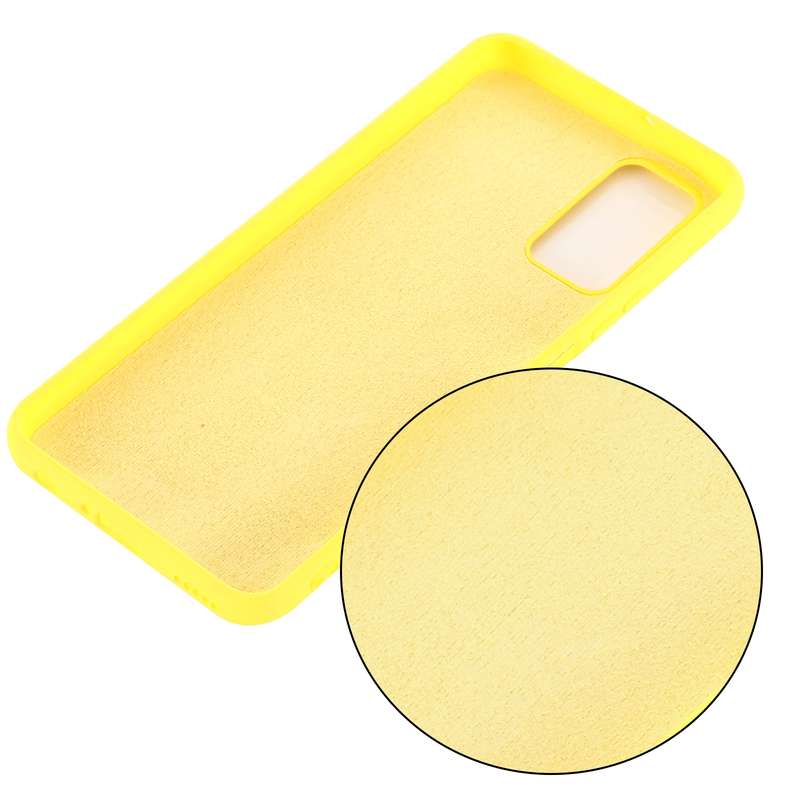 For Samsung Galaxy M51 (Indian Version) Pure Color Liquid Silicone Shockproof Full Coverage Case(Bla