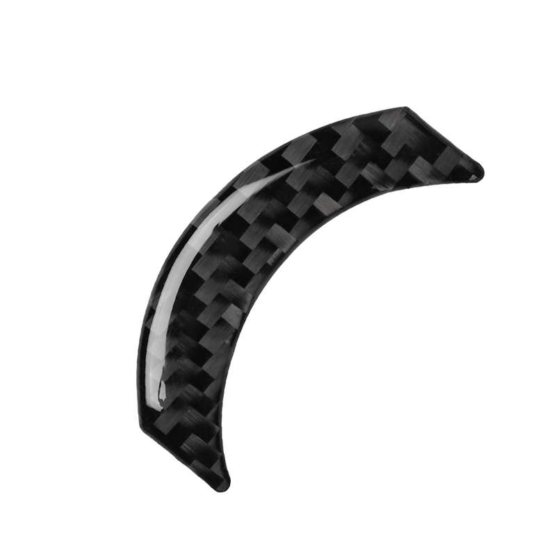 Car Carbon Fiber Left And Right Exhaust Ports Decorative Sticker for Nissan 350z 2006-2009, Left and