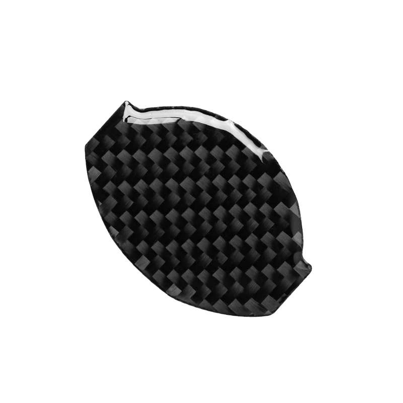 Car Carbon Fiber Left And Right Exhaust Ports Decorative Sticker for Nissan 350z 2006-2009, Left and