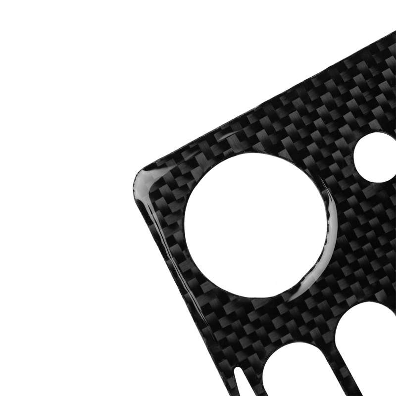 Car Carbon Fiber CD Radio Player Panel Decorative Sticker for Nissan 350z 2006-2009