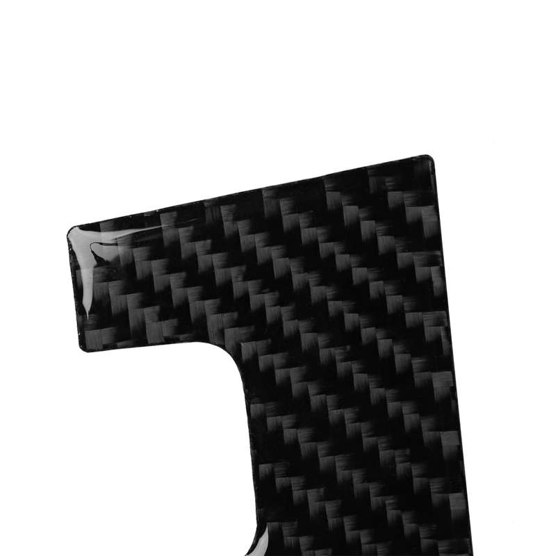 Car Carbon Fiber Co-pilot Storage Door Handle Decorative Sticker for Nissan 350z 2006-2009