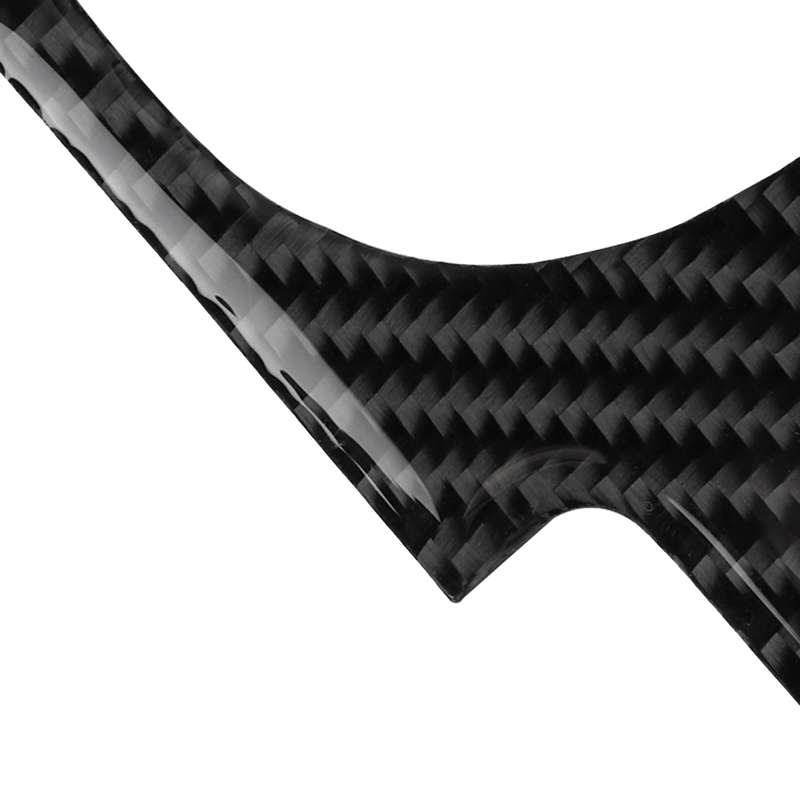 Car Carbon Fiber Central System Control Large Panel Frame Decorative Sticker for Nissan 350z 2006-20