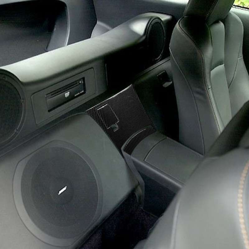 Car Carbon Fiber Center Console Rear Decorative Sticker for Nissan 350z 2006-2009