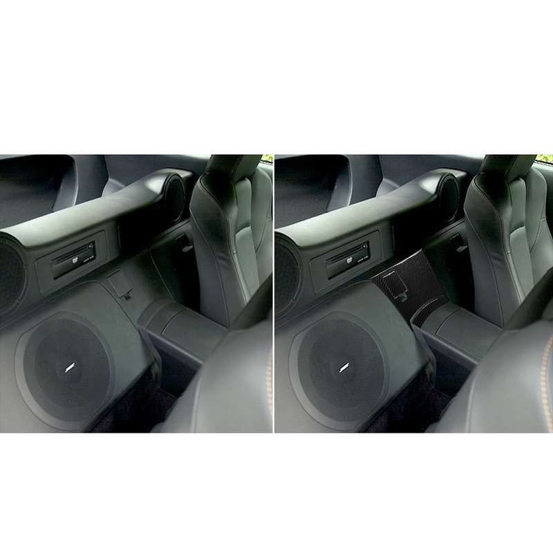 Car Carbon Fiber Center Console Rear Decorative Sticker for Nissan 350z 2006-2009