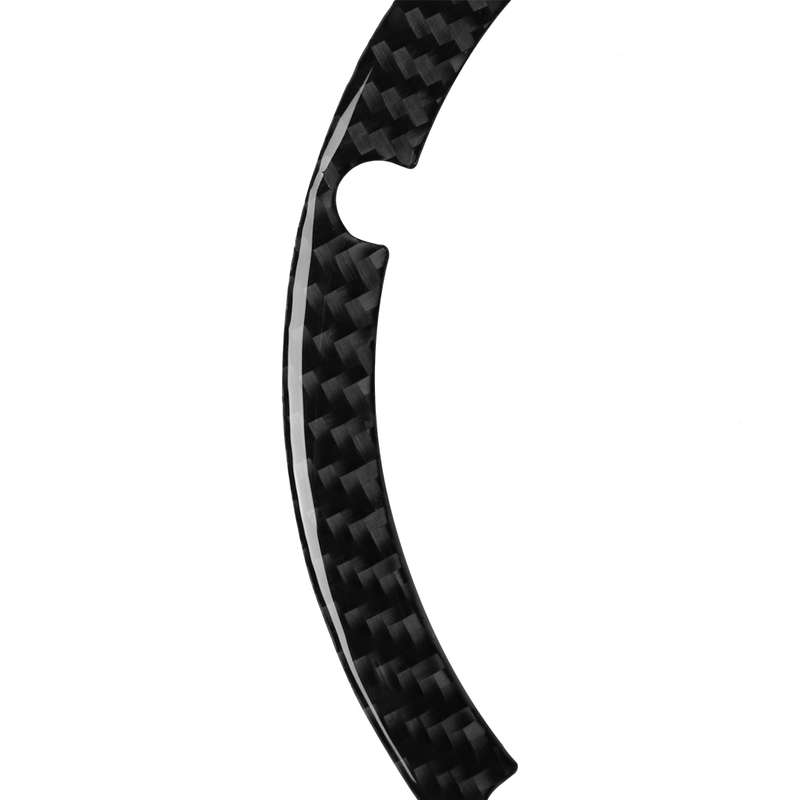 Car Carbon Fiber Rear Horn Ring Decorative Sticker for Nissan 350z 2006-2009