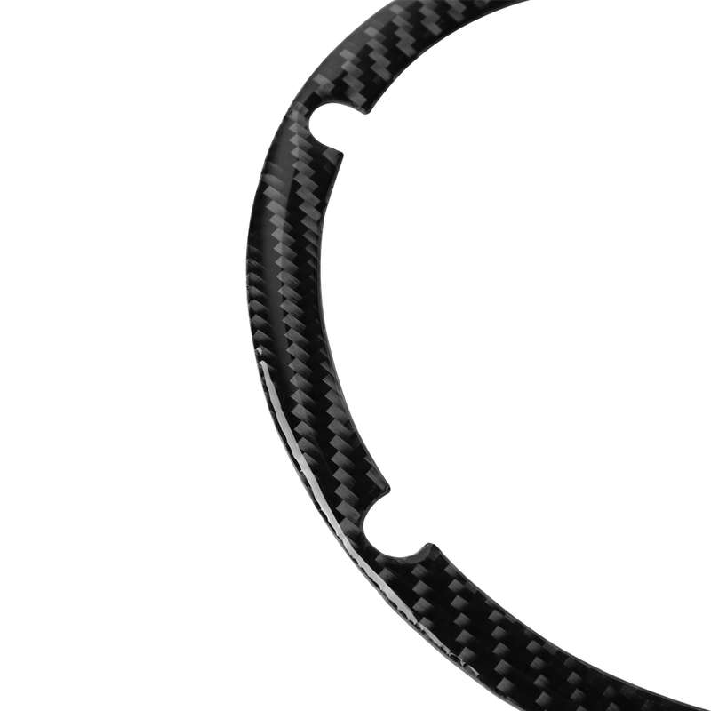 Car Carbon Fiber Rear Horn Ring Decorative Sticker for Nissan 350z 2006-2009