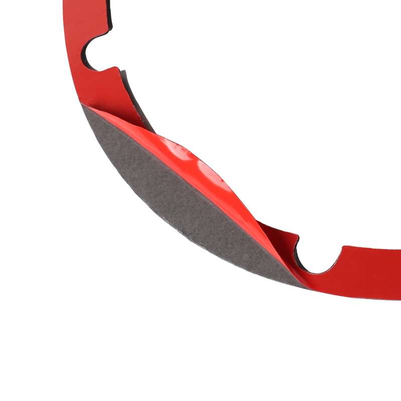 Car Carbon Fiber Rear Horn Ring Decorative Sticker for Nissan 350z 2006-2009