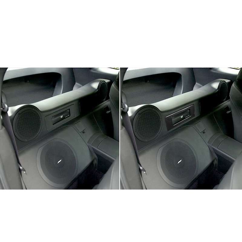 Car Carbon Fiber DVD Player Decorative Sticker for Nissan 350z 2006-2009