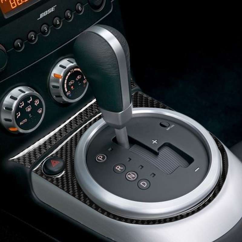 Car Carbon Fiber Gears Panel Decorative Sticker for Nissan 350z 2006-2009, Left Drive
